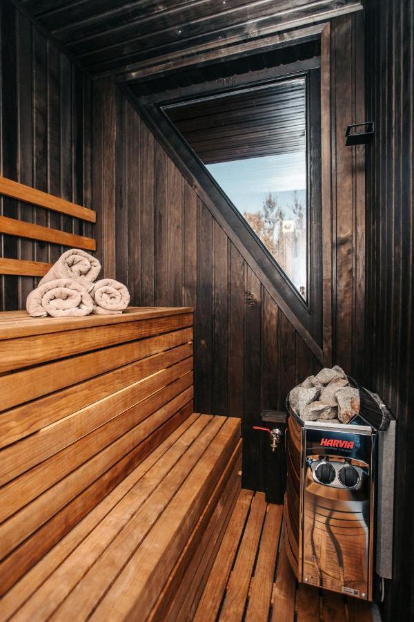Sniegi Apartments With Sauna มาโดนา ภายนอก รูปภาพ